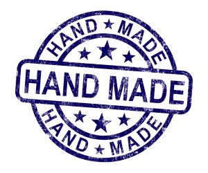 Hand Made Stamp Shows Original Handmade Artwork