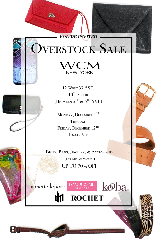 Overstock Sale Flyer